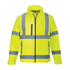 Portwest Mens 2 In 1 High-Vis Soft Shell Jacket