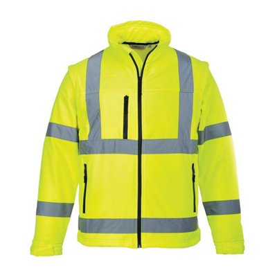 Portwest Mens 2 In 1 High-Vis Soft Shell Jacket