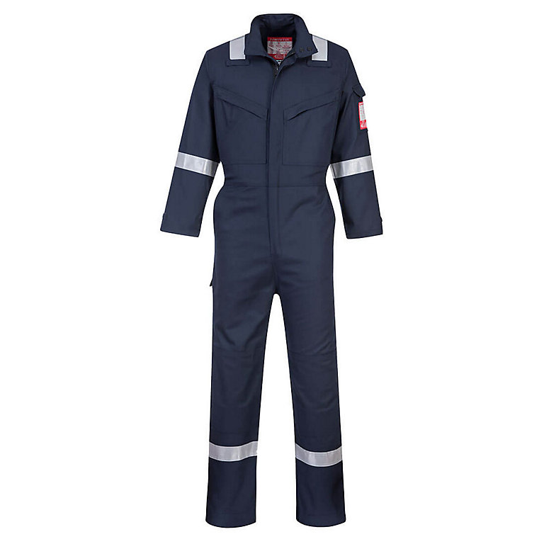 Portwest Mens Bizflame Flame Resistant Work Overall/Coverall | DIY at B&Q