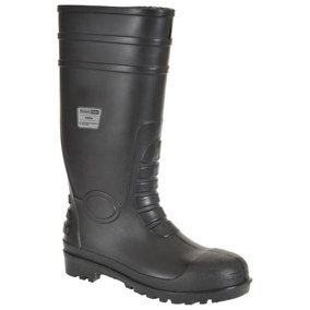Portwest Mens Clic Safety Wellington Boots Black (10.5 UK)