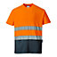 Portwest Mens Contrast Hi-Vis Comfort Safety T-Shirt