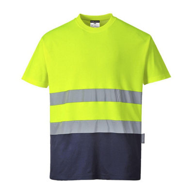 Portwest Mens Contrast Hi-Vis Comfort T-Shirt