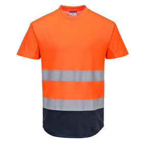 Portwest Mens Contrast Hi-Vis Safety T-Shirt