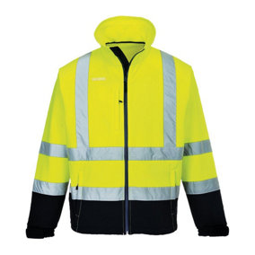 Portwest Mens Contrast High-Vis Soft Shell Jacket