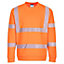 Portwest Mens Eco Friendly Hi-Vis Safety Sweatshirt