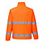 Portwest Mens Essential Hi-Vis Safety Fleece Jacket