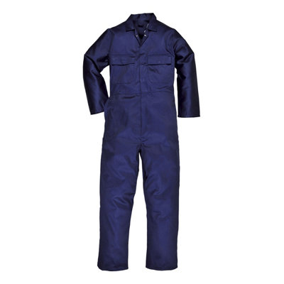 Portwest Mens Euro Work Polycotton Coverall (S999) / Workwear (Pack of ...