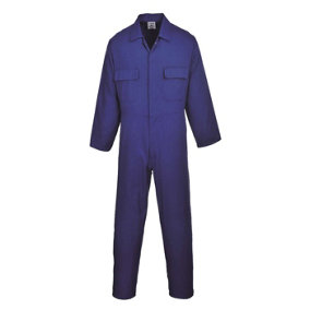 Portwest Mens Euro Work Polycotton Coverall (S999) / Workwear (Pack of 2)