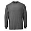 Portwest Mens Flame Resistant Anti-Static Long-Sleeved T-Shirt