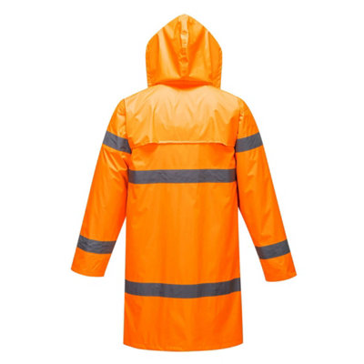 Regenjas Reflecterend Hi-Vis 100 cm Oranje H442 Portwest