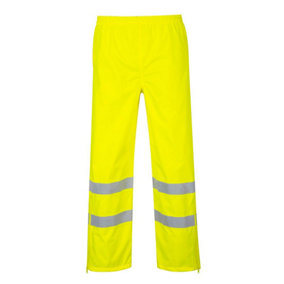 Portwest Mens Hi-Vis Breathable Rain Trousers