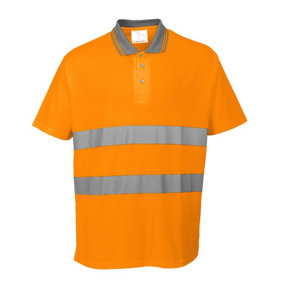 Portwest Mens Hi-Vis Comfort Safety Polo Shirt