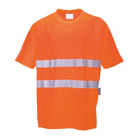 Portwest Mens Hi-Vis Comfort Safety T-Shirt
