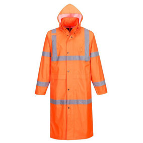 Portwest Mens Hi-Vis Raincoat Quality Product