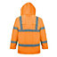Portwest Mens Hi-Vis Safety Raincoat