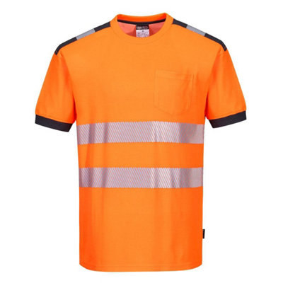 Portwest Mens Hi-Vis Safety T-Shirt