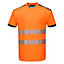 Portwest Mens Hi-Vis Safety T-Shirt