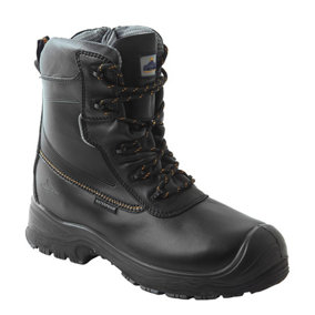 Portwest Mens Leather Composite Traction Safety Boots Black (5 UK)