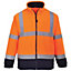 Portwest Mens Lined Hi Vis Fleece Jacket (Pack of 2)