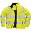 Portwest Mens Lined Hi Vis Fleece Jacket