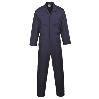 Portwest Mens Liverpool-zip Workwear Coverall (Pack of 2)