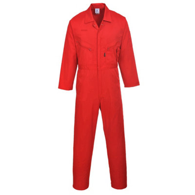 Portwest Mens Liverpool-zip Workwear Coverall (Pack of 2)