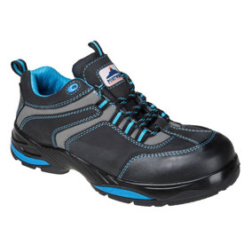 Portwest Mens Operis Leather Compositelite Safety Shoes Blue (10.5 UK)