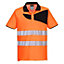 Portwest Mens PW2 Cotton Hi-Vis Safety Polo Shirt