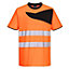 Portwest Mens PW2 Cotton High-Vis Safety T-Shirt
