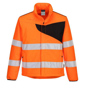 Portwest Mens PW2 Softshell High-Vis Safety Jacket