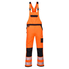 Portwest Mens PW3 Hi-Vis Safety Bib And Brace Overall