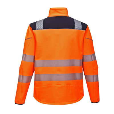 Portwest Mens PW3 Hi-Vis Safety Soft Shell Jacket