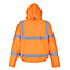 Portwest Mens Rain Hi-Vis Breathable Safety Bomber Jacket