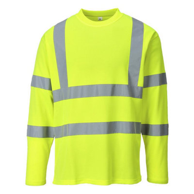 Portwest Mens S278 Hi-Vis Long-Sleeved T-Shirt