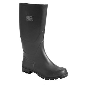Portwest Mens Safety Wellington Boots Black (12 UK)