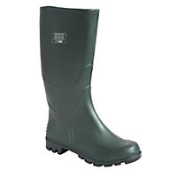 Portwest Mens Safety Wellington Boots Green (10.5 UK)