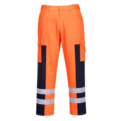 Portwest Mens Service Ballistic Hi-Vis Trousers