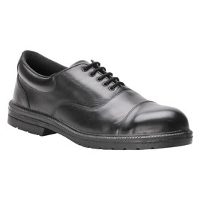 Portwest Mens Steelite Executive Leather Oxford Shoes Black (10.5 UK)