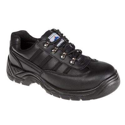 Portwest Mens Steelite Leather Safety Trainers Black (12 UK)