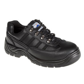 Portwest Mens Steelite Leather Safety Trainers Black (7 UK)