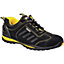 Portwest Mens Steelite Lusum S1P HRO Suede Safety Shoes Black/Yellow (7 UK)