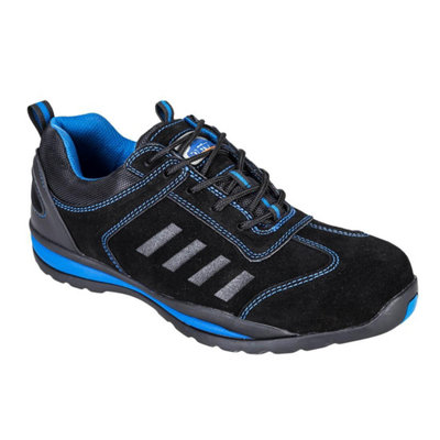 Portwest Mens Steelite Lusum Suede Safety Trainers Blue (10.5 UK)