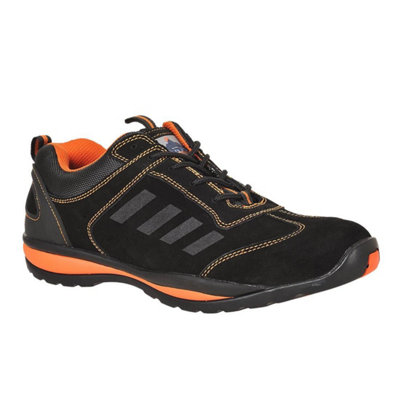 Portwest Mens Steelite Lusum Suede Safety Trainers Orange (10.5 UK)