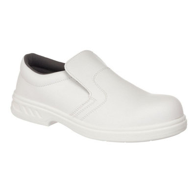 Portwest Mens Steelite Slip-on Safety Shoes White (3 UK)