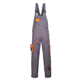 Portwest Mens Texo Contrast Bib And Brace Overall