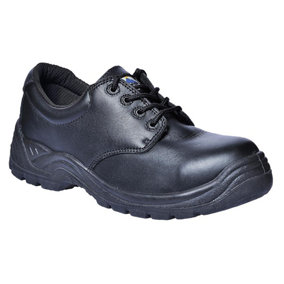 Portwest Mens Thor Leather Compositelite Safety Shoes Black (9 UK)