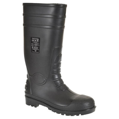 Portwest Mens Total Safety Wellington Boots Black (3 UK)