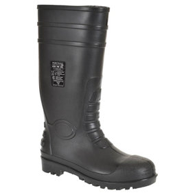 Portwest Mens Total Safety Wellington Boots Black (6.5 UK)