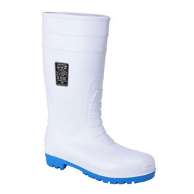 Portwest Mens Total Safety Wellington Boots White (10.5 UK)