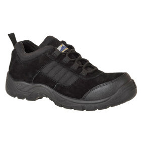 Portwest Mens Trouper Cow Suede Compositelite Safety Shoes Black (11 UK)